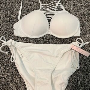 Victoria's Secret White Classic Bikini Set